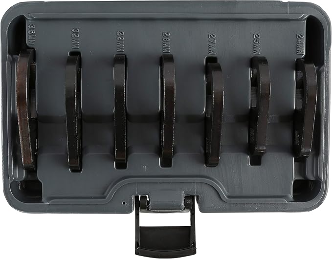 OEMTOOLS 87165 7 Piece 3/8” Drive Offset Oil Filter Socket Removal Set, Green and Black Oil Filter Removal Tool Set, Oil Change Tools for Mechanics