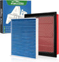 Cabin and Engine Air Filter fit for FORD F-150 (2015-2026) / EXPEDITION (2018-2026) /Lincoln Navigator (2018-2024) Replacement CF12150 CA10262 F150 Accessories