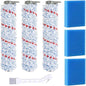 Hand-held Floor Scrubbers Roller Brush Hepa Filter Sponge Parts。Compatible For Tineco IFloor S/IFloor / HF10E-01 。Wet Dry Vacuum Cleaner Replacement Spare (Color : Set G)