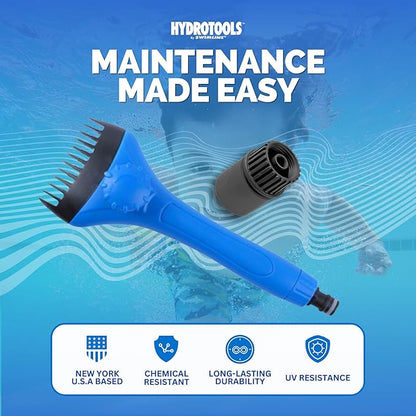 SWIMLINE HYDROTOOLS Cartridge Filter Cleaner Tool | 10-Nozzle Jet Spray Head | Adjustable Pressure & Toggle On/Off | Quick Connect Garden Hose Adapter | For Pool & Spa Filters | ¾-Inch Hose Compatible