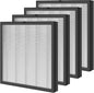 4 Packs Replacement Filter Compatible with AMEIFU G3 (Sferf-30) & VEWIOR A3 Air Clean-er Purifier with 3 Stages Premium Filters, Activated Carbon Filters and Pre-Filter