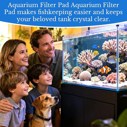 MAQIHAN Aquarium Filter Pad - Aquarium Filter Media,39.4 x 11.8in Media Roll for Fish Tank, Ponds,Garden, Saltwater,Fershwater,Plant, Trutle (1)