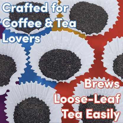 Extra Large Coffee Filters - (12.5” x 4.5” Inch) For 1.5 to 3 Gallon Commercial Machines - Premium Quality, Tall & Wide, No Ground Overflow - Restaurant & Cafe Use (250-Count Bulk Pack)