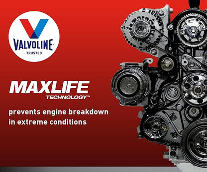 Valvoline Full Synthetic High Mileage with MaxLife Technology 10W-30 Motor Oil 1 QT