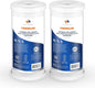 Aquaboon 5 Micron 10 x 4.5 Whole House Water Filter Replacement Cartridge, Superior High-Capacity Whole House Carbon And Sediment Water Filter Compatible With FXHTC, GXWH35F, WHKF-GD25BB (2 Pack)