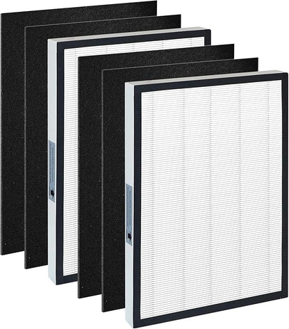 Replacement Filter Compatible with Sears/Kenmore 83190 Air Filter, Models 85250 and 83250, with 2 H13 HEPA Filters and 4 Carbon Pre-Filters