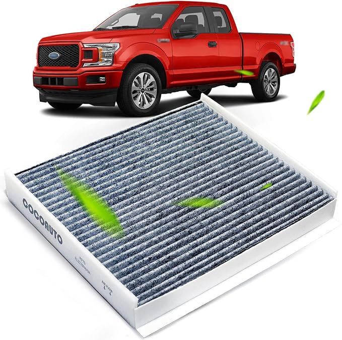 Cabin Air Filter for 2015-2025 Ford F150,2017-2023 F250 F350 F450 F550 Super Duty,2018-2023 Expedition Lincoln Navigator FL3Z19N619A FP79 FP9