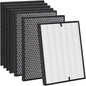 7- Pack 3000 Replacement Filters Compatible with Air Doctor 3000 Serie Air Purifier,Include 1 FLliter, 2 Activated Carbn and 4 Extra Carbn Pre-Filters