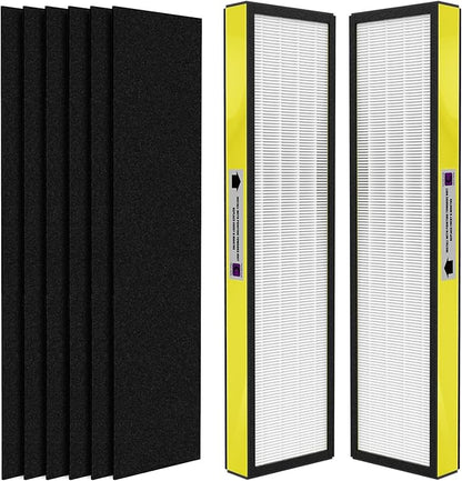 2-Pack True FLT5000 FLT5250PT FLT5111 Replacement Filter C, Compatible with AC5000, AC5000E, AC5250PT, AC5350B, AC5350BCA, AC5350W, AC5300B, CDAP5500B, AP2800CA Purifiers