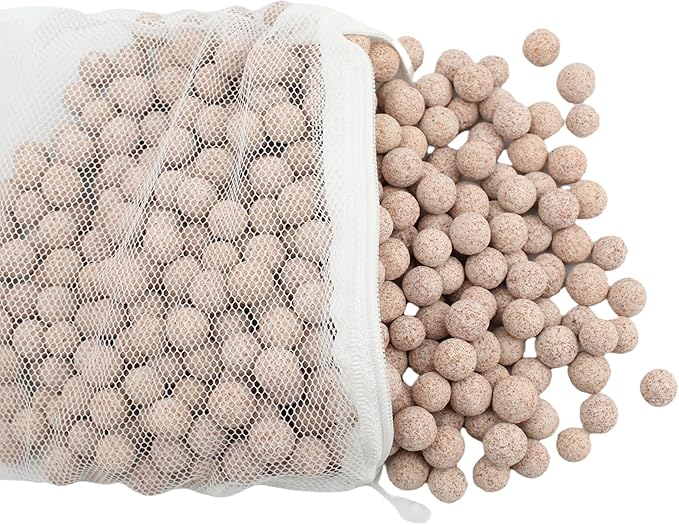 1.1 lbs Aquarium Ceramic Bio Filter Ball Sphere Fish Filter for Freshwater and Saltwater Koi Ponds Fish Tank Sump