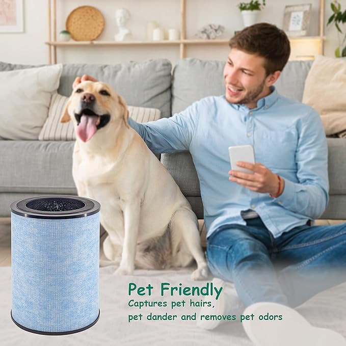 AP300 Filter Replacement, Compatible with Instant® AP300 Air Purifier, H13 Grade True HEPA and Activated Carbon Filters, Compare to F300 Filter,2 Pack