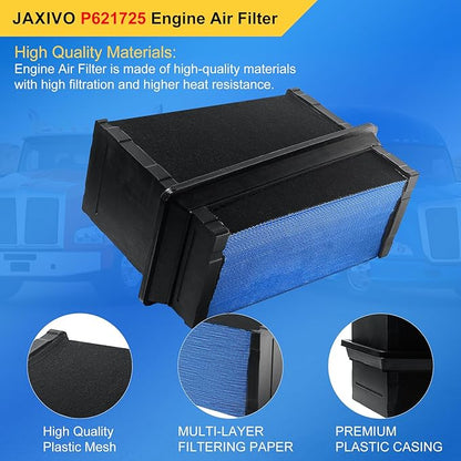 P621725 Engine Air Filter for 15-20 T680 T880,15-20 Peterbilt 567 579,Kenworth T680 T880 Peterbilt 567 569 Engine Paccar MX13,Paccar MX11,CUM-MINS X15,Replaces LAF6725