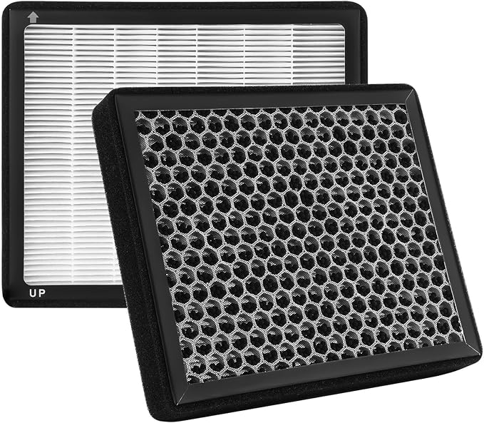 CAF1904C,CF11966,Cabin Air Filter with Activated Carbon Particle for Chevrolet,Silverado 1500,2500,3500,Colorado,Tahoe,Malibu,Impala,Equinox,Camaro.GMC,Sierra 2500,1500,3500,Canyon.Cadillac,CTS.Buick.