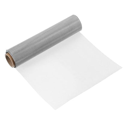 uxcell 120 Mesh 79" x 16" Woven Wire Mesh, 304 Stainless Steel Air Vent Filter Screen, Window Screen Mesh for DIY Projects Vents Cover Filtration Animals Fence