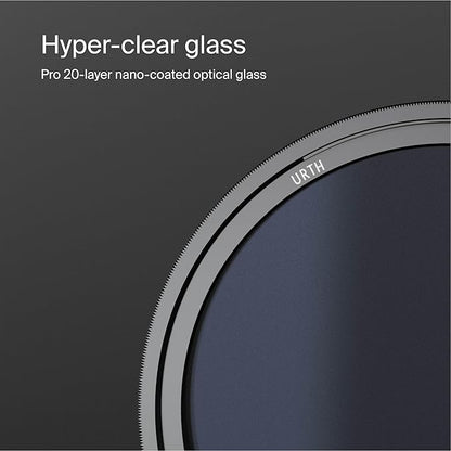 Urth 58mm Circular Polarizing (CPL) Lens Filter (Plus+) - 20-Layer Nano-Coated, Slim Design for Camera Lens Polarization