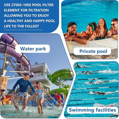 27002-0100s Pool Filter Cartridges Compatible with pentair sta-rite 27002-0100S Pool Filter System 2 Modular Media Pool and PLM100 D.E. Filter,100 sq.ft D.E. Filter with 24800-0121 Air Bleed Assembly