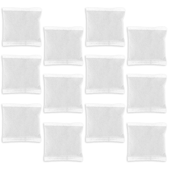 12pcs Carbon Filter Refills for Playtex Diaper Genie, Activated Charcoal Deodorizer Odor Absorber Replacement for Diaper Pail Closet Shoe Cabinet & Trash Can (20g)
