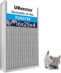 UBeesize 16x25x4 Reusable Air Filter - Washable, MERV 8,Permanent, Electrostatic - Lasts a Lifetime - Enjoy Fresher Air in Home and Office HVAC AC Furnace Systems(Actual Size:15.35x24.37x3.58Inch)