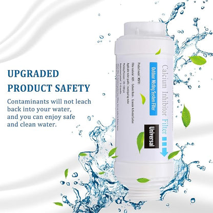 Yoption Calcium Inhibitor Filter, Outdoor Misting System Filter, for Preventing Scale Buildup and Clogging of Garden Patio Misters - 4 Pack