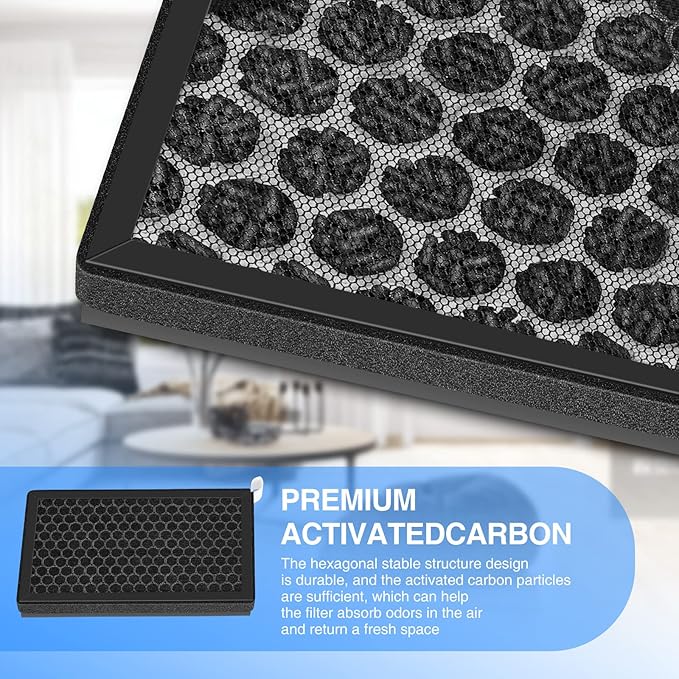 Cabin Air Filter Compatible With Tesla Model 3 and Model Y (4 Pack)