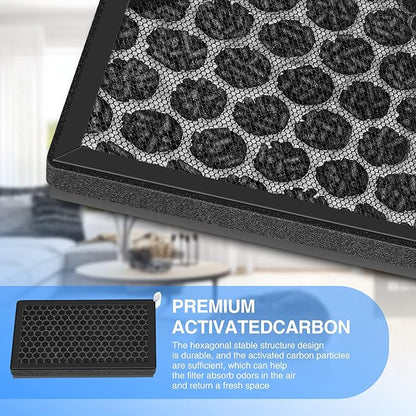 Model 3 Air Filter for Tesla, Air Conditional Replacement Cabin Air Filter Compatible with Tesla Model 3 & Model Y Accessories (2 Pack)