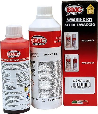BMC (WA250-500) Automotive Air Filter Complete Wash Kit