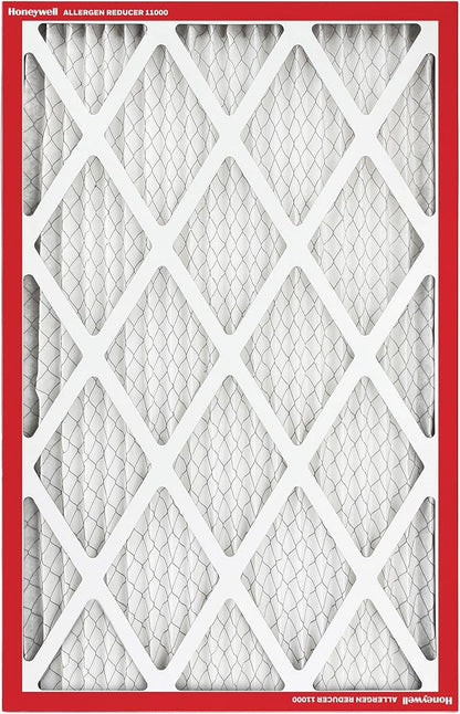 Honeywell 10x20x1 MERV 11 Allergen Reducer 11000 Electrostatic Pleated HVAC AC Furnace Air Filter (4-Pack) | Replacement Filter for Home Use | Made in USA