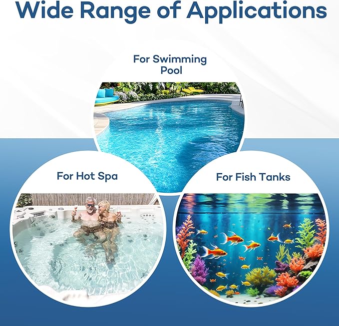 Pool Filter Balls - 3.1 lbs Reusable Filter Balls for Sand Filter, Replaces 100 lbs Pool Filter Sand, High Filtering Accuracy Cotton Balls for Pool Filter, 2 Inch Sand Filter Balls