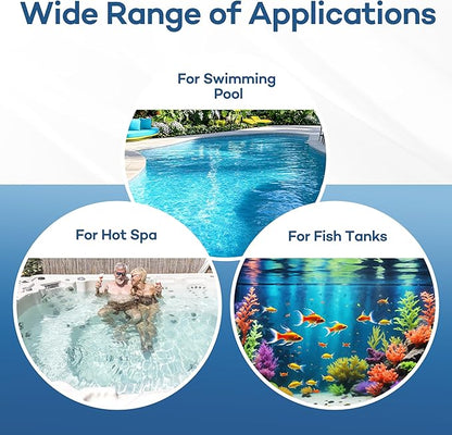Pool Filter Balls - 3.1 lbs Reusable Filter Balls for Sand Filter, Replaces 100 lbs Pool Filter Sand, High Filtering Accuracy Cotton Balls for Pool Filter, 2 Inch Sand Filter Balls