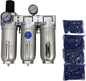 1" COMPRESSED AIR PARTICULATE FILTER WATER TRAP/PRESSURE REGULATOR/DESICCANT AIR DRYER/COALESCING FILTER FOR COMPRESSED AIR SYSTEMS GREAT FOR PLASMA CUTTER