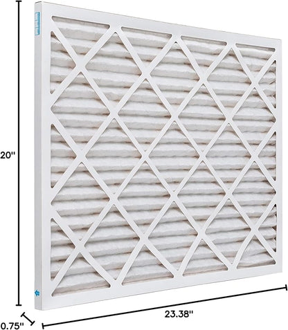 Aerostar 20x24x1 MERV 8, Pleated Air Filter, 20x24x1, Box of 6, Made in the USA