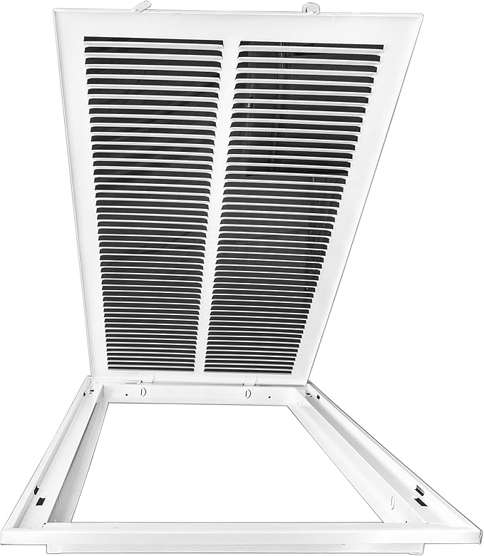 Venti Air 14" X 24" Steel Return Air Filter Grille - Removable Face/Door for 1 inch Filters - HVAC Duct Cover Grill (2-3 Business Day Delivery) [Outer Dimension: 16.5"W X 26.5" H]