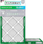 Filterbuy 12x25x1 Air Filter MERV 8 Essential Dust & Allergy Defense (2-Pack), Electrostatic Pleated HVAC AC Furnace Filters Replacement, Made in USA (Actual Size: 11.75 x 24.75 x 0.75)