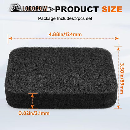 LOCOPOW 502844401 Air Filter for Husqvarna 150BT 350BT 350BF 560BTS 560BFS RedMax EBZ5100 EBZ5150 EBZ5150 EBZ6500 Backpack Blower Part