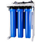 iSpring RCB3P Tankless Reverse Osmosis Filtration System, 300 GPD Under Sink RO System, Reduces TDS, 1.5:1 Pure to Drain, Booster Pump & Pressure Gauge for Residential & Light Commercial Use