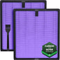 2 Pack Purple HY4866 Air Purifier Replacement Filters – Compatible with MORENTO HY4866, WESTHEY HY4866, YIOU M1 – Multi-Layer True HEPA Filters for Consistent Home Filtration