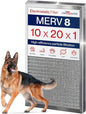 10x20x1 Electrostatic Air Filter, MERV 8, Washable, Reusable Furnace AC/HVAC Filter, Energy Saving, Easy to Clean, Long-Lasting by LifeSupplyUSA