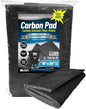 Aquarium Carbon Pad – Cut‑to‑Fit Carbon Infused Filter Pad Media for Crystal Clear Fish Tanks and Ponds, 3/8"–1/2" Thick (18 Inch Width, 36 Inch Long)