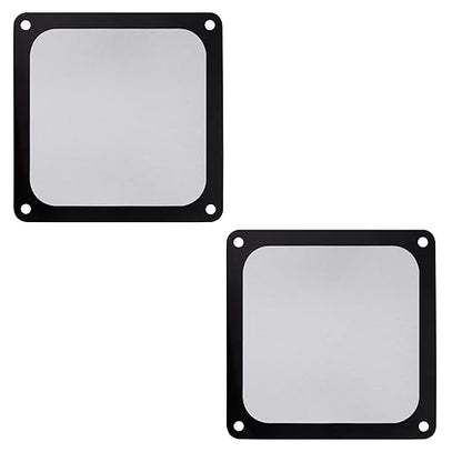 Silverstone Technology 2 x 140mm Ultra Fine Fan Filter with Magnet FF143B-2Pack (Black) - 2 Pack (SST-FF143B-2PACK)