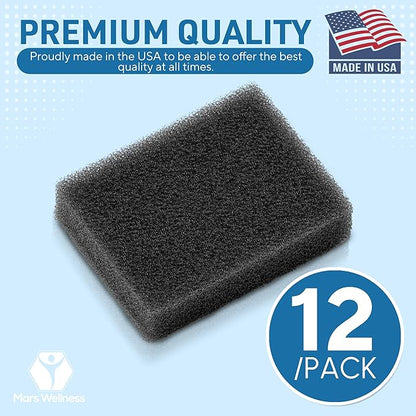 Mars Wellness CPAP Filter Kit - Compatible with 3B Medical Luna G3 Series CPAP Machines - Made in The USA - 12 Foam Filters