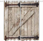 Farmhouse Wood Grain Living Room Curtains 96 Inch Length, Window Curtains Tab Top, Vintage Country Barn Gate Brown Light Filtering Window Treatments Drapes 52"x96" 2 Panel