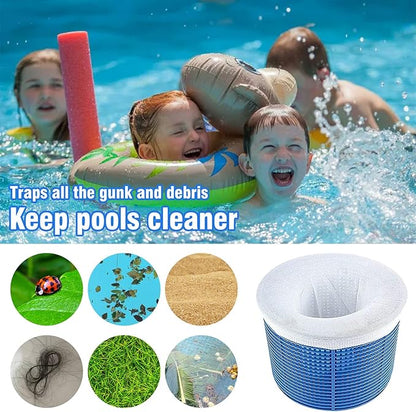 80PCS Pool Skimmer Filter Socks for Above Ground and Inground, Pool Skimmer Basket Nets, Ultra Fine Mesh Screen Socks for Pool Skimmer Basket