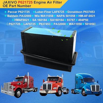 P621725 Engine Air Filter for 15-20 T680 T880,15-20 Peterbilt 567 579,Kenworth T680 T880 Peterbilt 567 569 Engine Paccar MX13,Paccar MX11,CUM-MINS X15,Replaces LAF6725