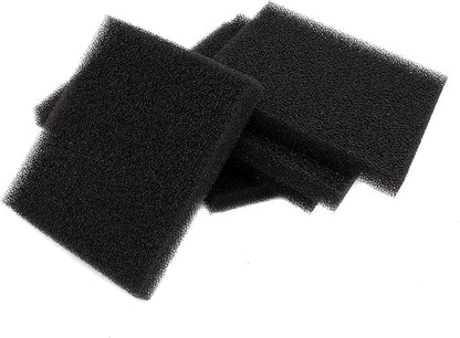ALEGI Aquarium Bio Sponge Fitler Media, 6.28 x 5.5 x 0.78 Inch Fish Tank Filter Cartridge Filter Foam Pad Inserts for ML350 (6 Pack)