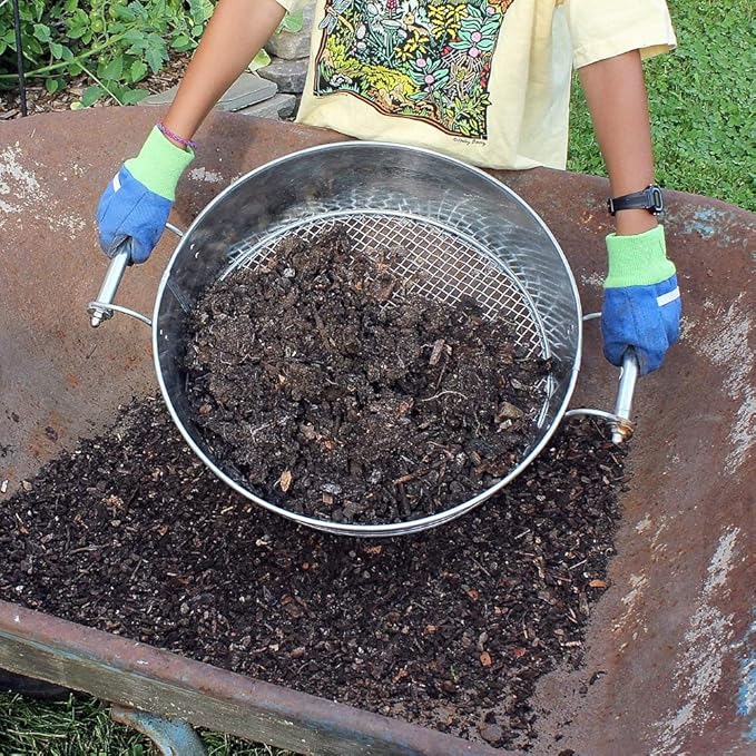 Achla Designs Compost Sifter Screen with Handles
