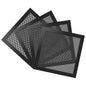 MoKo 140mm Dust Filter for Computer Cooler Fan, [4 Pack] Magnetic Frame PC Fan Dust Mesh PC Cooler Filter Dustproof PVC Cover Computer Fan Grills - Black
