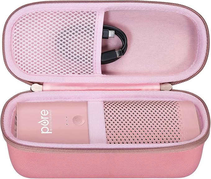 co2CREA Hard Case compatible with Pure Enrichment PureZone Mini Portable Air Purifier (Blush Case)