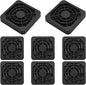 8Pcs 40mm Cooling Fan Filter, Plastic Dustproof Mesh Cover for PC Computer Case, Effective Dust Protection, Easy Installation, Reusable Filter Grill Black