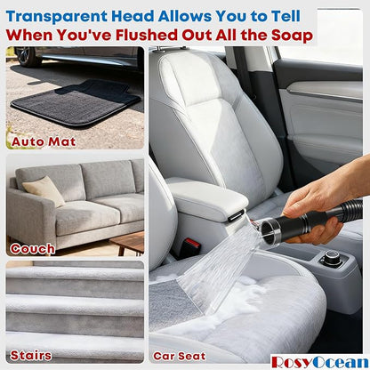 Universal Compatible with All Shop Vacs Extractor Attachment with 2-1/2" & 1-7/8" & 1-1/4" Adapters Auto Detailing Vacuum Cleaner Extraction Accessories for Upholstery & Carpet Cleaning