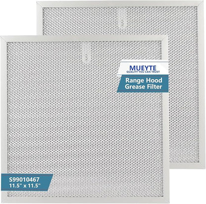 S99010467 Range Hood Filter 11.5" x 11.5" Replacement For Broan range hood BXT1 & Nutone AR1 series Kitchen Exhaust Fan Stove Hood Vent Filter Replaces S99010467 99010467 2 Pack